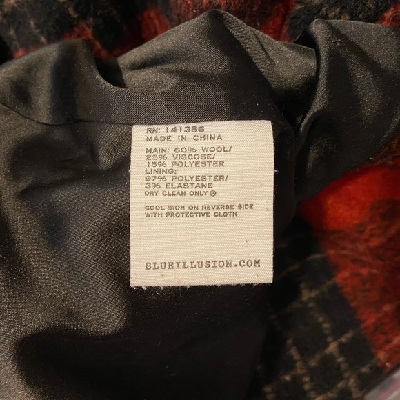 💥HOST PICK💥🪵Vintage Lumberjack Women’s Plaid/Flannel Wool Jacket / Peacoat🪵 - Picture 13 of 13